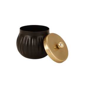 Boîtes à trésor en fer avec couvercle doré, design minimaliste, écologiques et durables, résistantes à la chaleur, pour cadeaux de fête - Product Image 6
