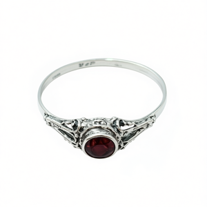 1.3 Grams <b>Garnet</b> Fashion <b>Ring</b> - Product Image 2