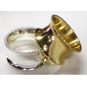 Servilleteros dorados y plateados para una elegante decoración de Mesa para el hogar, restaurante, boda, Navidad, decoración de San Valentín - Product Image 2