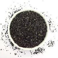 Échantillon Gratuit de Charbon Actif Granulé Certifié à Base de Coque de Noix de Coco, Particules de Coque de Noix de Coco, Charbon Actif 60 à 80 Mesh pour les Déchets