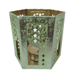 ที่วางเทียนทีไลท์สำหรับตกแต่งระเบียงร้านอาหาร โต๊ะอาหาร ของตกแต่งกลางโต๊ะ ทำด้วยมือ - Product Image 4