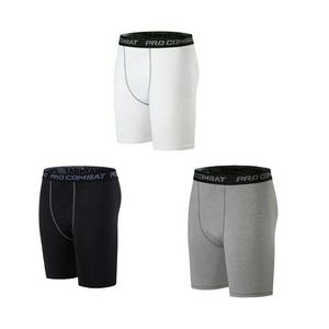 High Elastic Men's <b>Compression</b> Shorts Quick Dry Athletic Base Layer Sports Tights for Gym Running Training Workout <b>Underwear</b> - Product Image 1