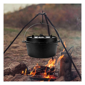 Premium Kitchen Dutch Oven Featuring Cast Iron Core Durable Enameled Surface Tight Fitting Lid Comfortable - Product Image 4