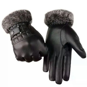 Guantes de Conducción de Piel de Oveja Personalizados al por Mayor, con Pantalla Táctil, para Invierno, Unisex, de Cuero Genuino, con Cierres a Presión, Ajuste Perfecto - Product Image 3