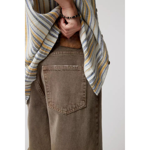 Pantalones Vaqueros de Moda para Hombre, Corte Holgado, Estilo Vintage, para Invierno, Verano y Primavera, Transpirables, Lavados, Desgastados, Casuales, Estilo Urbano, OEM - Product Image 5