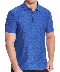 Camisetas Polo de Color Azul Personalizadas para Hombre de Calidad Superior 2026, Corte Ajustado, Tela Ligera y Cómoda - Product Image 2