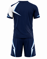 Uniformes de Fútbol OEM Personalizables para un Rendimiento Óptimo, Uniformes Transpirables para Equipos de Fútbol, 100% Poliéster Atlético