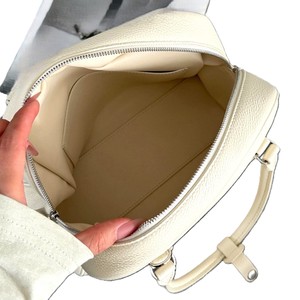 Royaa Genuine Leather Lightweight Fashion Women's <b>Double</b> Top Handle Crossbody Handbag Zipper Closure Water Resistant Portable - Product Image 4