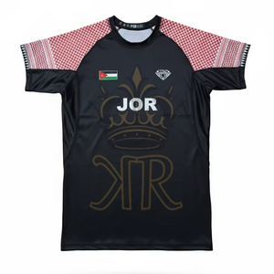 เสื้อรัดกล้ามเนื้อแห้งเร็วสำหรับนักกีฬาบราซิลเลียนยิวยิตสู บีเจเจ แรชการ์ด สำหรับการฝึกซ้อมและแข่งขัน MMA ฟิตเนส และกีฬาต่อสู้ - Product Image 1