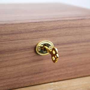 Personalized Walnut <b>Keepsake</b> <b>Box</b>,Engraved Wedding <b>Memory</b> <b>Box</b>,Anniversary Gift for Couple - Product Image 4