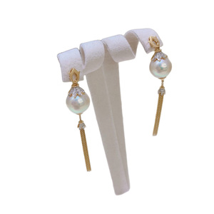 Pendientes Colgantes de Oro Puro 925 de 12-13 mm, Oro Grueso, Alto Brillo, Estilo de Lujo Ligero, Pendientes Colgantes Modernos y Elegantes - Product Image 5