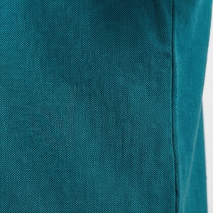 Polo en piqué 100 % coton pour homme, manches courtes, couleur turquoise, décontracté, respirant, coupe classique, design tricoté uni - Product Image 5