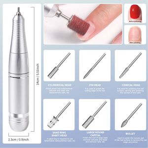 Machine à ongles électrique professionnelle portable rechargeable 45000 tr/min pour gel, vernis et manucure - Product Image 5