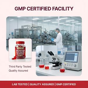 Gomitas de Glicinato de Magnesio de Marca Privada, Suplemento Dietético para Adultos, Certificado GMP, Fabricante OEM - Product Image 3