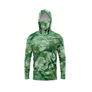 Hoodie de pêche haute performance UPF50+ anti-UV, séchage rapide, pour hommes, vente en gros, faible MOQ - Product Image 6