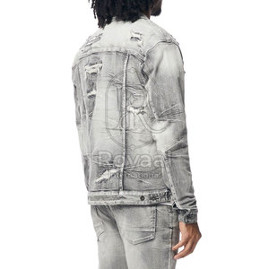 Servicios OEM, Chaqueta de Invierno de Mezclilla para Hombre, Diseño Personalizado de Alta Calidad, Chaqueta de Mezclilla con Diseño Nuevo - Product Image 5