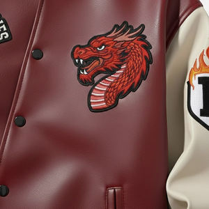 Vestes universitaires pour hommes à prix de gros, logo personnalisé, style tendance, confortables à porter - Product Image 4