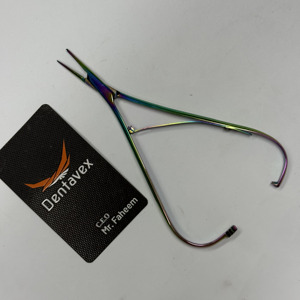 ที่จับเข็มเดนทาวีกซ์ เรนโบว์ มาติเยอ แบบสปริง ทำจากสแตนเลส ใช้สำหรับเย็บแผลในงานศัลยกรรมกระดูกและทันตกรรม - Product Image 4