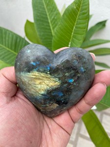 Corazón de Labradorita Natural Brillante |   Cristal Pulido Tallado a Mano |   Regalo de Decoración para el Hogar con Piedras Preciosas |   Proveedor Mayorista OEM ODM - Product Image 6