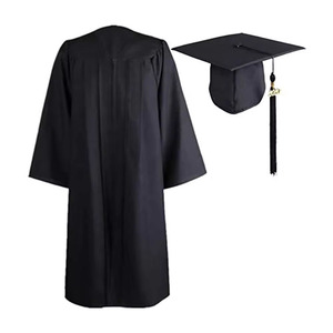 Túnica de Graduación con Impresión de Logotipo Personalizado, Túnicas Académicas para Pedidos al por Mayor, Fabricante OEM, Túnica Universitaria - Product Image 5