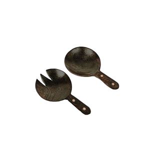 Utensilios para Ensalada Modernos de 11 Pulgadas, Recubiertos de Resina Ecológica, Aptos para Lavavajillas, Hechos en India, Más Vendidos - Product Image 1
