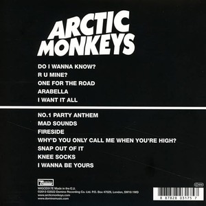 Álbum de Audio en CD de Plástico de Arctic Monkeys, Empaque Plegable, Música Rock & Roll para Adultos Mayores de 18 Años - Product Image 2