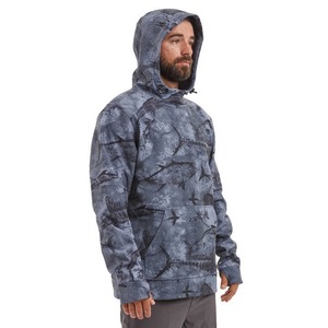 Sudadera con Capucha de Pesca Unisex Personalizada para Adultos, Degradado Azul, UPF 50, Anti-UV, Manga Larga, Impresión por Sublimación Frontal, Secado Rápido, Poliéster, para Exteriores - Product Image 2