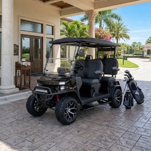 Carrito de Golf Eléctrico de Estilo Moderno para 4 Pasajeros, Homologado para Circular por la Calle, con Reproductor de Música, Multifuncional y de Conducción Suave - Product Image 3