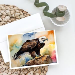 Eagle Whimsical A7 Tamaño 5x7 Tarjetas de notas en blanco Paquete de 8 con sobres para saludos - Product Image 2