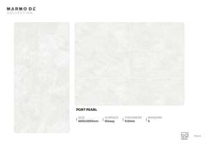 Carreaux de porcelaine élégants, brillants et haute brillance, taille 600x1200, grands carreaux pour sols et murs, pour espaces de vie modernes - Product Image 3