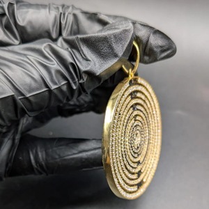 Colgante de Diamantes con Diseño de Cruz Geométrica, Joyería Hiphop para Hombre, Amuleto, Regalo - Product Image 4