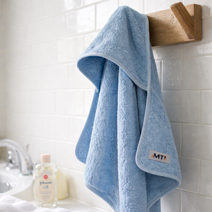 Toalla con Capucha para Bebé, 100% Algodón de Rizo, Envoltura para Baño Infantil, 75x75cm, 300 GSM, Suave y Absorbente, Certificación OEKO-TEX, Toalla de Baño de Lujo para Guardería - Product Image 2