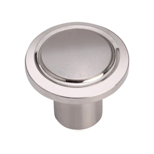 Perilla Redonda Tipo Hongo de Acero Inoxidable de 1 Pulgada - Product Image 1