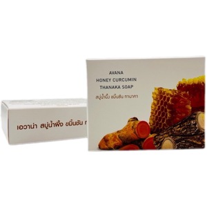 Savon Visage à l'Argile Thanaka et Curcumine Avana – Hydratant Éclaircissant Herbal, Nettoyant Facial pour Peaux Grasses et Sensibles, Traitement Anti-Acné – Ingrédient Clé - Product Image 2