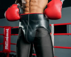 Protège-guêtres de boxe professionnel en cuir de haute qualité avec logo personnalisé, service OEM, pour l'entraînement, toutes saisons - Product Image 5