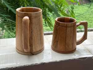 Mug Classique de Luxe en Bois Écologique, Compatible Micro-ondes, pour la Maison, le Bar et le Bureau - Product Image 3