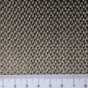 Tissu en fibre de carbone ignifuge tissé 1,5k, style sergé/soie unie, 145 g/m², pour usage extérieur, artisanat et industrie - Product Image 3