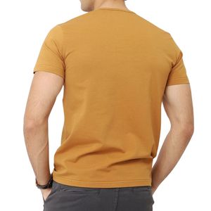 เสื้อยืดคอกลมสีพื้นสำหรับผู้ชาย แขนสั้น สวมใส่สบาย แฟชั่นเรียบง่าย เหมาะสำหรับฤดูร้อน - Product Image 1