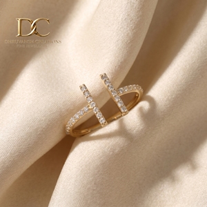 Anillo Clásico de Diseñador en Oro Sólido de 14 Quilates con Diamante Cultivado en Laboratorio, Joyería Fina de Lujo con Certificado IGI para Bodas y Fiestas de Mujeres - Product Image 3