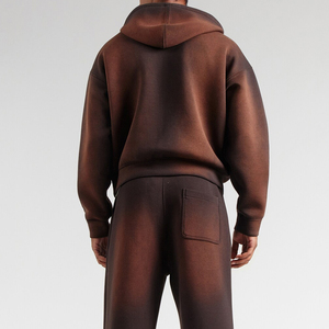 Chándal con Capucha y Cordón Ajustable para Hombre, Talla Grande, Transpirable, Elástico en Cuatro Direcciones, Ecológico, Ligero, Ropa Deportiva para Gimnasio - Product Image 4