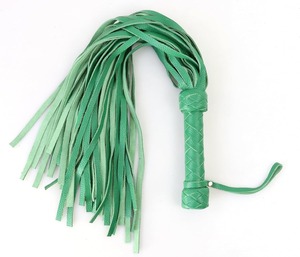 SPALL JP SPORTS Fouet Équestre Artisanal Doux en Cuir Véritable 19,7-27,6 Pouces, Épais, Essentiel pour l'Entraînement et l'Équitation, BDSM - Product Image 2