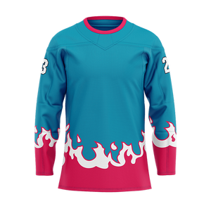 Jersey de Hockey sobre Hielo Personalizado de Primera Calidad, OEM ODM, Tejido Transpirable, Ideal para Partidos de Equipo, Entrenamiento y Práctica - Product Image 2