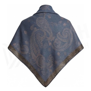Pañuelo de Seda Cuadrado para Mujer, Elegante Estampado Paisley, Multifuncional, Accesorio de Moda para Todas las Temporadas - Product Image 2
