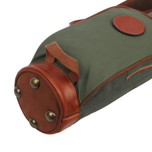 Bolsa de Golf Portátil Resistente Sunday - Lona Vintage y Cuero con Bolsillos con Cremallera, Ligera, Completamente Impermeable para 18 Hoyos - Product Image 6