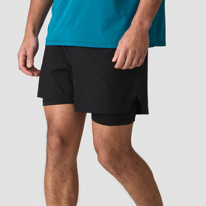 Shorts de course unisexes, anti-humidité, séchage rapide, respirants, pour entraînement sportif, gym, exercice, fitness, vêtements de performance légers - Product Image 2