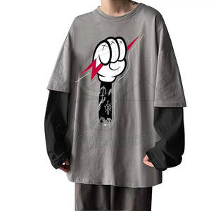 Camiseta Formal Personalizada para Hombre, 100% Algodón, Manga Larga, Talla Grande - Product Image 3