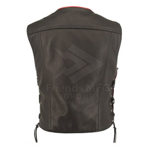 Chaleco de Cuero Ligero de Estilo Clásico para Invierno, Informal, con Tela Resistente y Diseño Práctico, Premium - Product Image 2