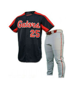 Ventes chaudes - Uniformes de baseball vierges personnalisés avec logo et numéro de votre équipe - Vêtements de sport à contraste de couleurs - Best-sellers - Product Image 5