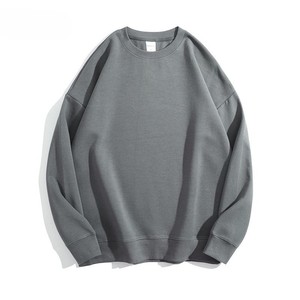 OEM ODM 300GSM Cotton Oversized <b>Sweatshirt</b> Custom Unisex Crewneck 2026 - Product Image 5