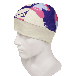 Bonnet de cyclisme et course à pied, idéal pour l'hiver, les sports de plein air et le ski, avec broderie 3D et motif jacquard animal, feuille et pois, bonnet intérieur. - Product Image 3